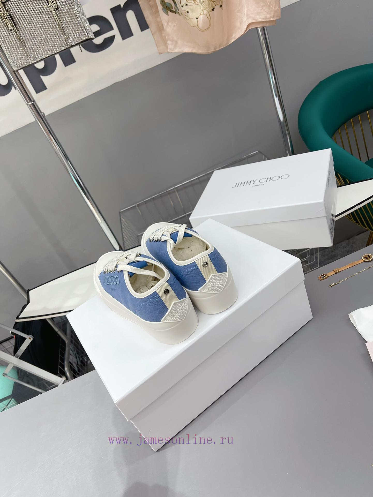 JIMMY CHOO is now available for sale, featuring canvas casual white shoes with the latest crr22ebglo - Image 10