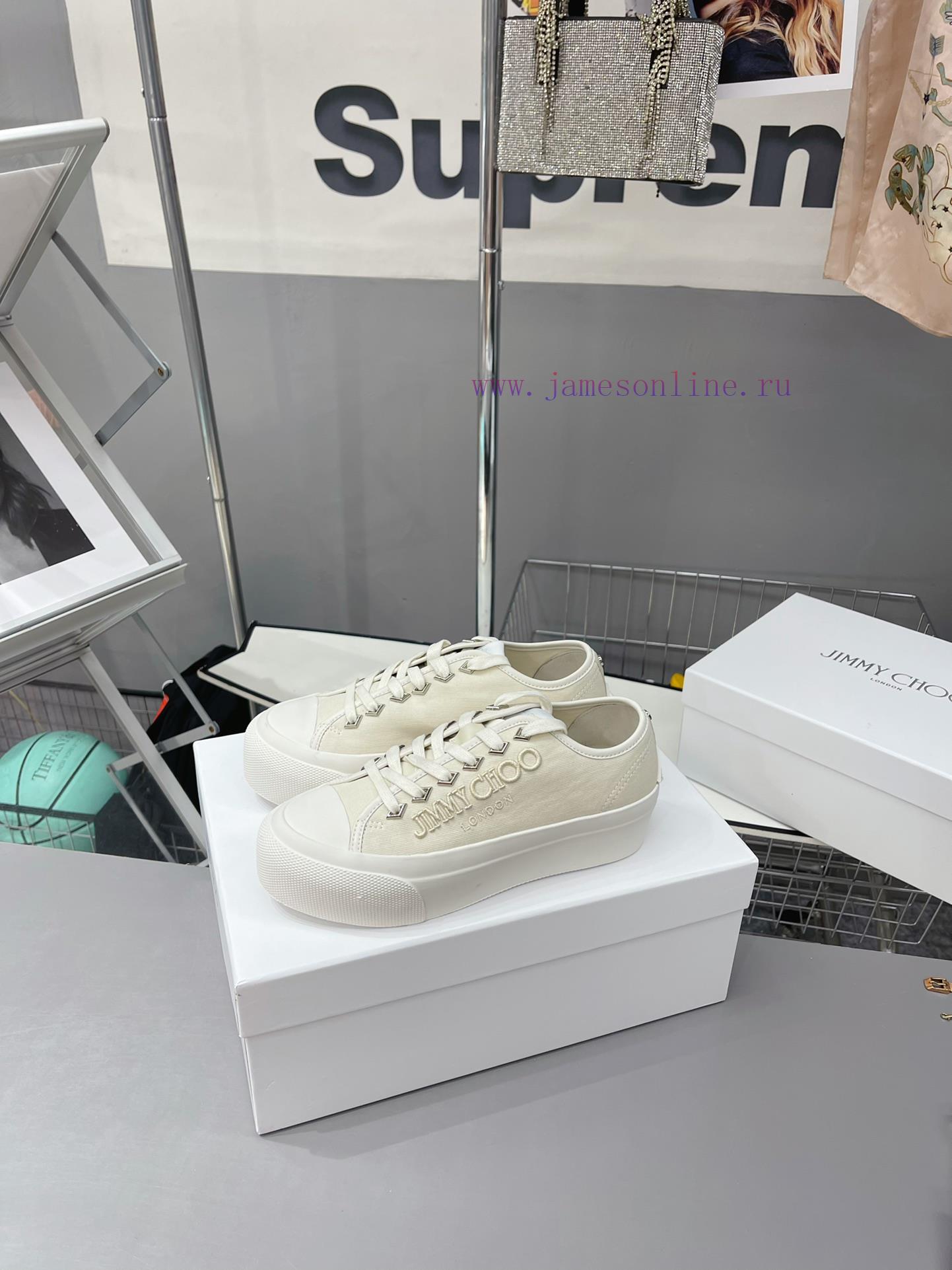 JIMMY CHOO is now available for sale, featuring canvas casual white shoes with the latest crb6uacn1t - Image 6
