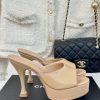 Chanel | Chanel 24P New Product ShowWaterproof platform double C high-heeled slippersParis F1moprx4l