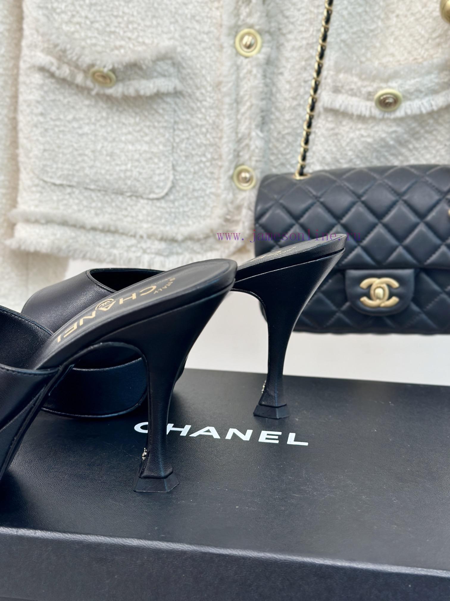 Chanel | Chanel 24P New Product ShowWaterproof platform double C high-heeled slippersParis Fcpdvd7vx - Image 7