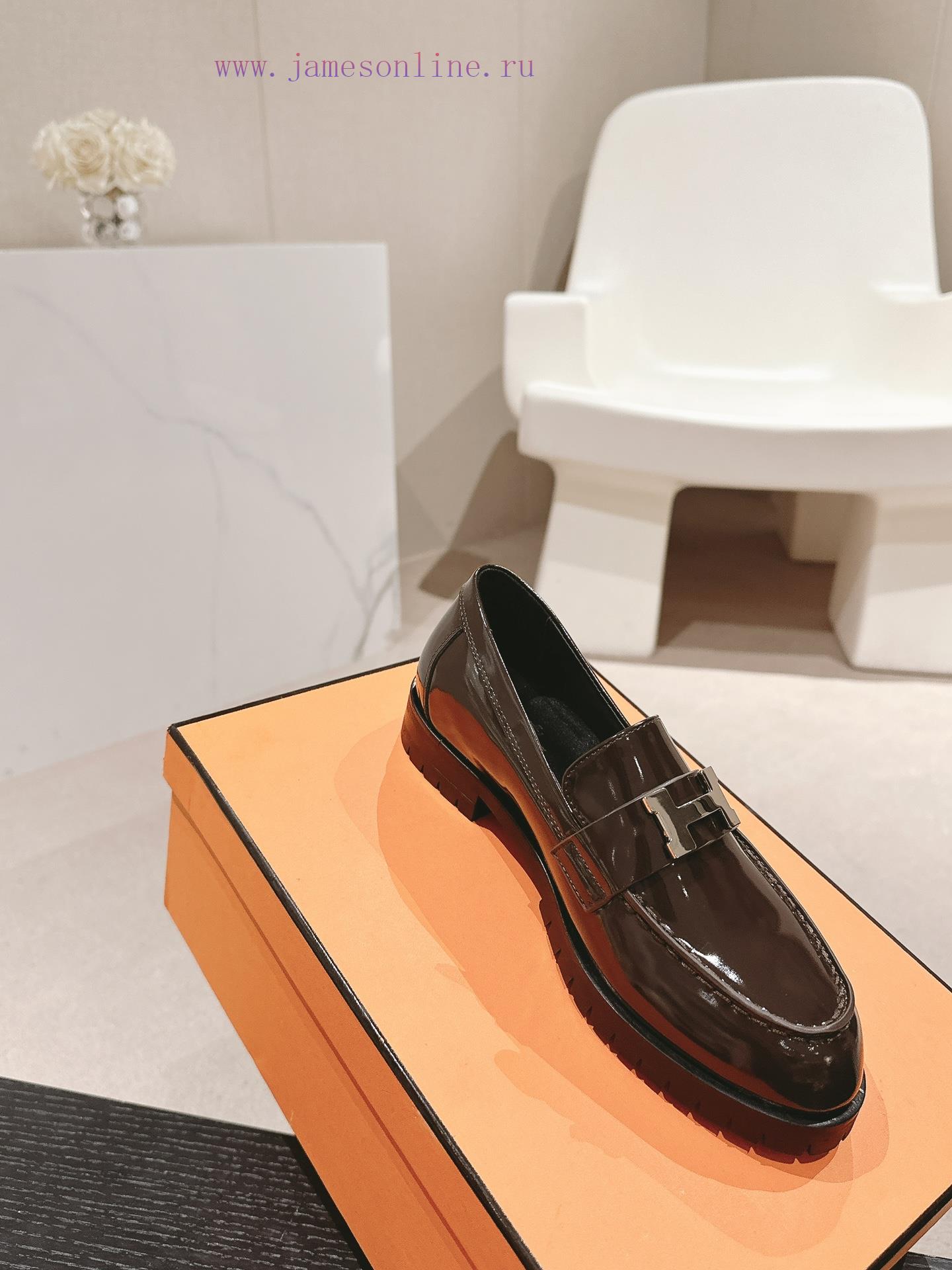 | ²⁰²4 𝐬𝐬 🤍🤎H Home SS24 Spring/Summer New Product Small Leather ShoesH family heroMinimaliscesay4f4 - Image 6