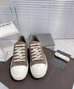 Rick Owens Owens 24ss new couple style retro board shoes dark casual sports shoesThe originatppu6or8