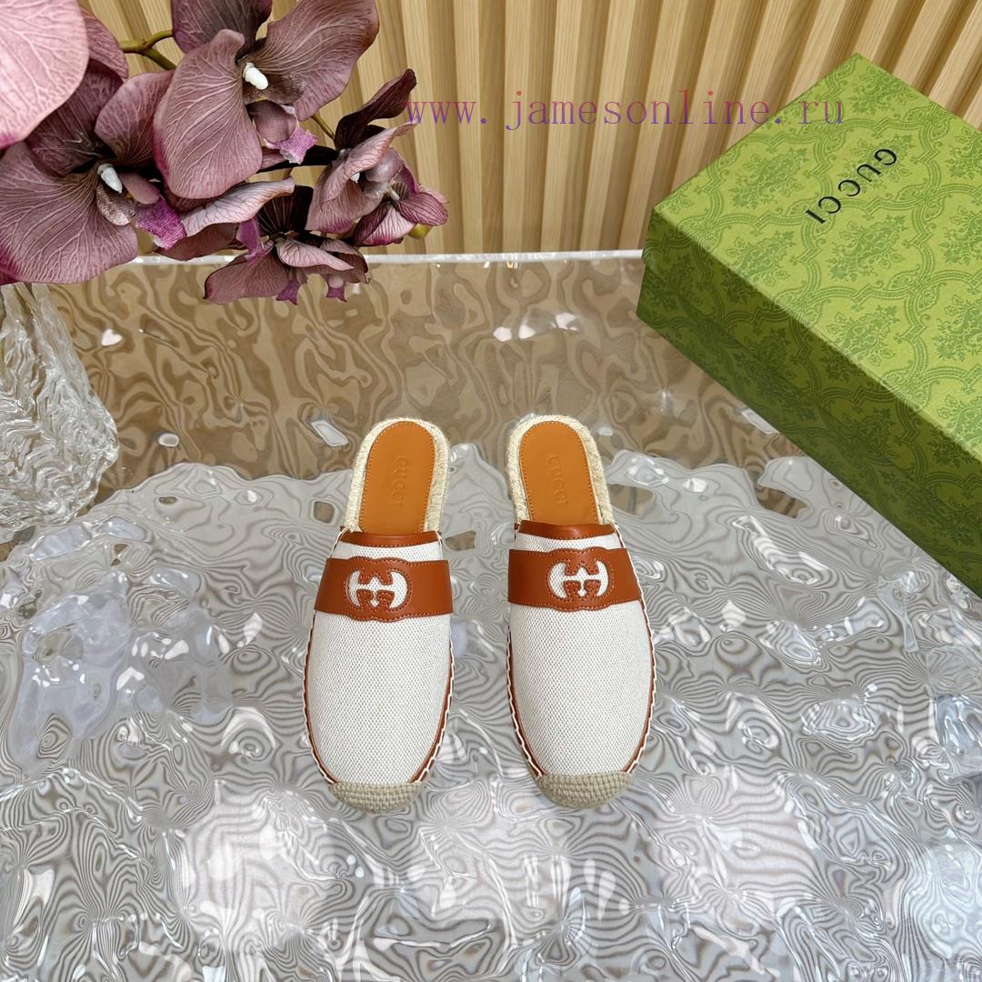 Gucci24Ss synchronously updates spring and summer new Gucci popular fisherman half trailer/s2buwczff - Image 5