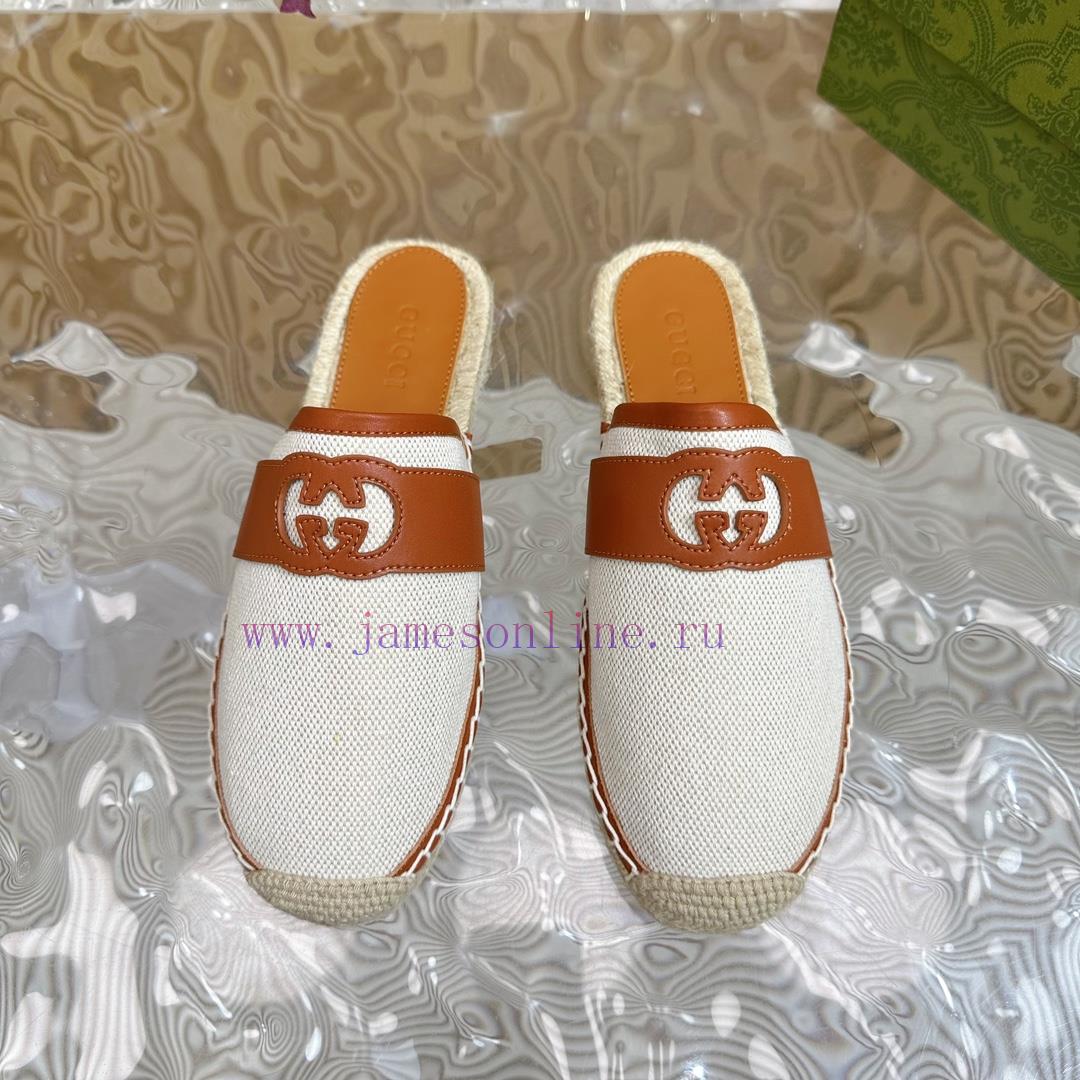 Gucci24Ss synchronously updates spring and summer new Gucci popular fisherman half trailer/s2buwczff - Image 6