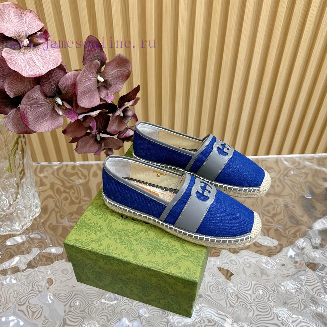 Gucci24Ss synchronously updates spring and summer new Gucci popular fisherman half trailer/st2lu7h6n - Image 4