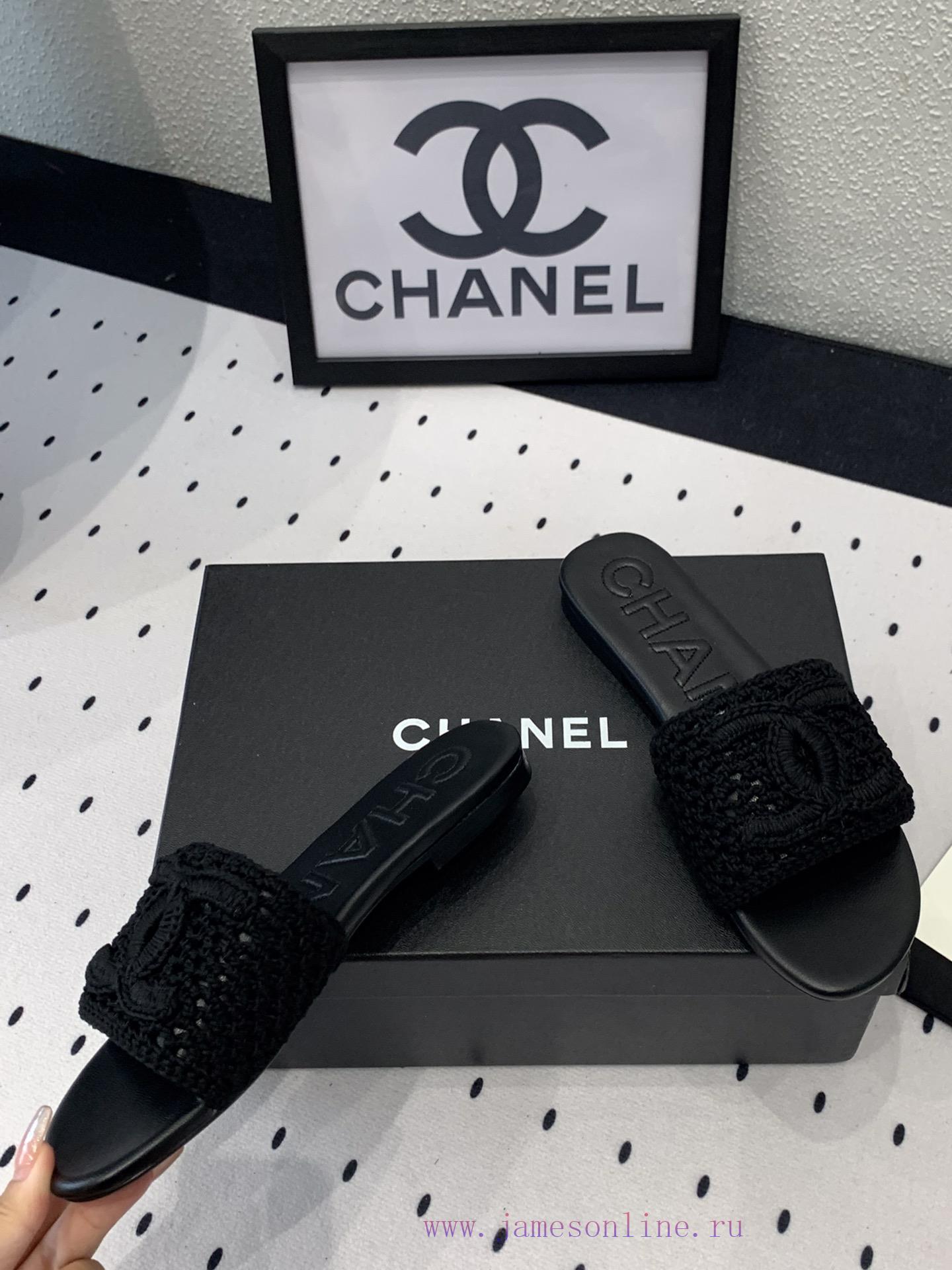 Chanel's new flat slippers are a top of the line summer must-have cooler series. The upper imbmkamg0 - Image 3