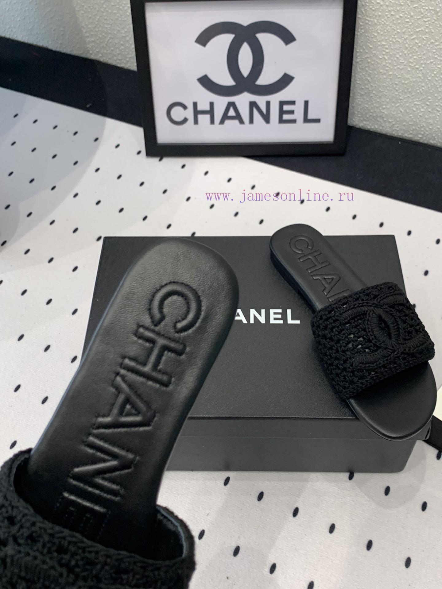 Chanel's new flat slippers are a top of the line summer must-have cooler series. The upper imbmkamg0 - Image 4