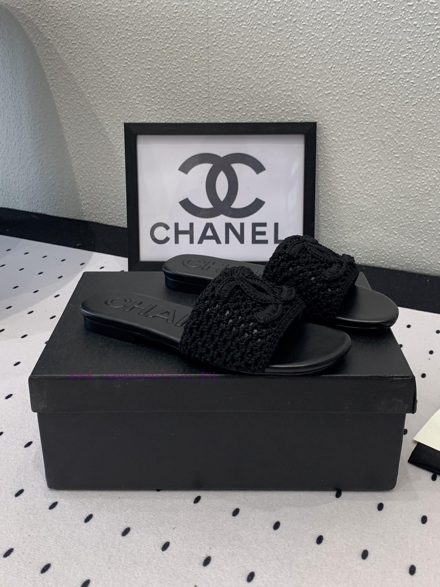 Chanel's new flat slippers are a top of the line summer must-have cooler series. The upper imbmkamg0 - Image 6