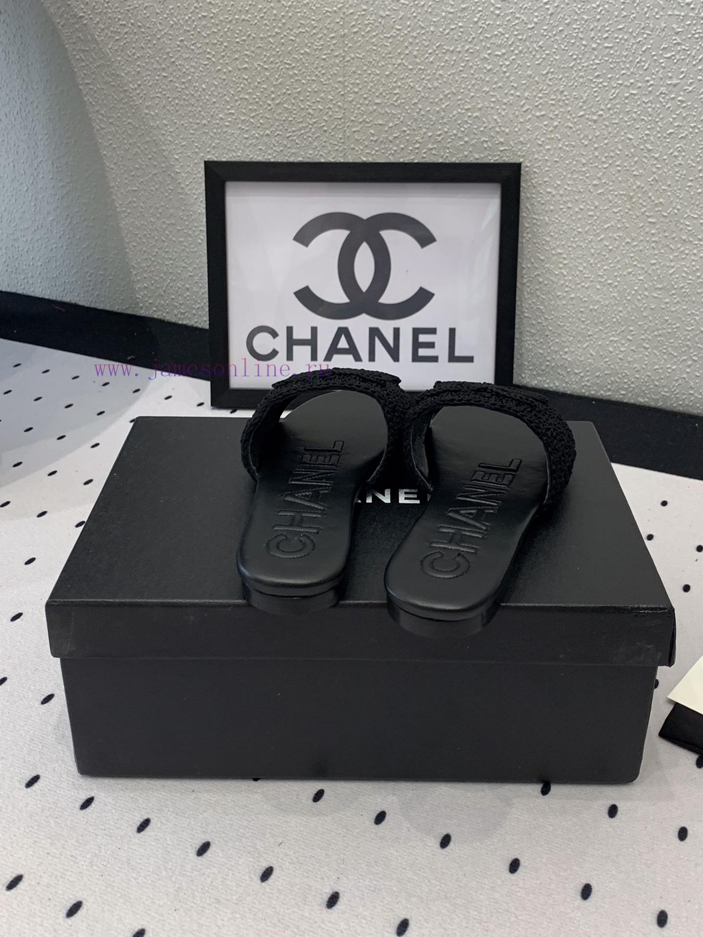 Chanel's new flat slippers are a top of the line summer must-have cooler series. The upper imbmkamg0 - Image 7