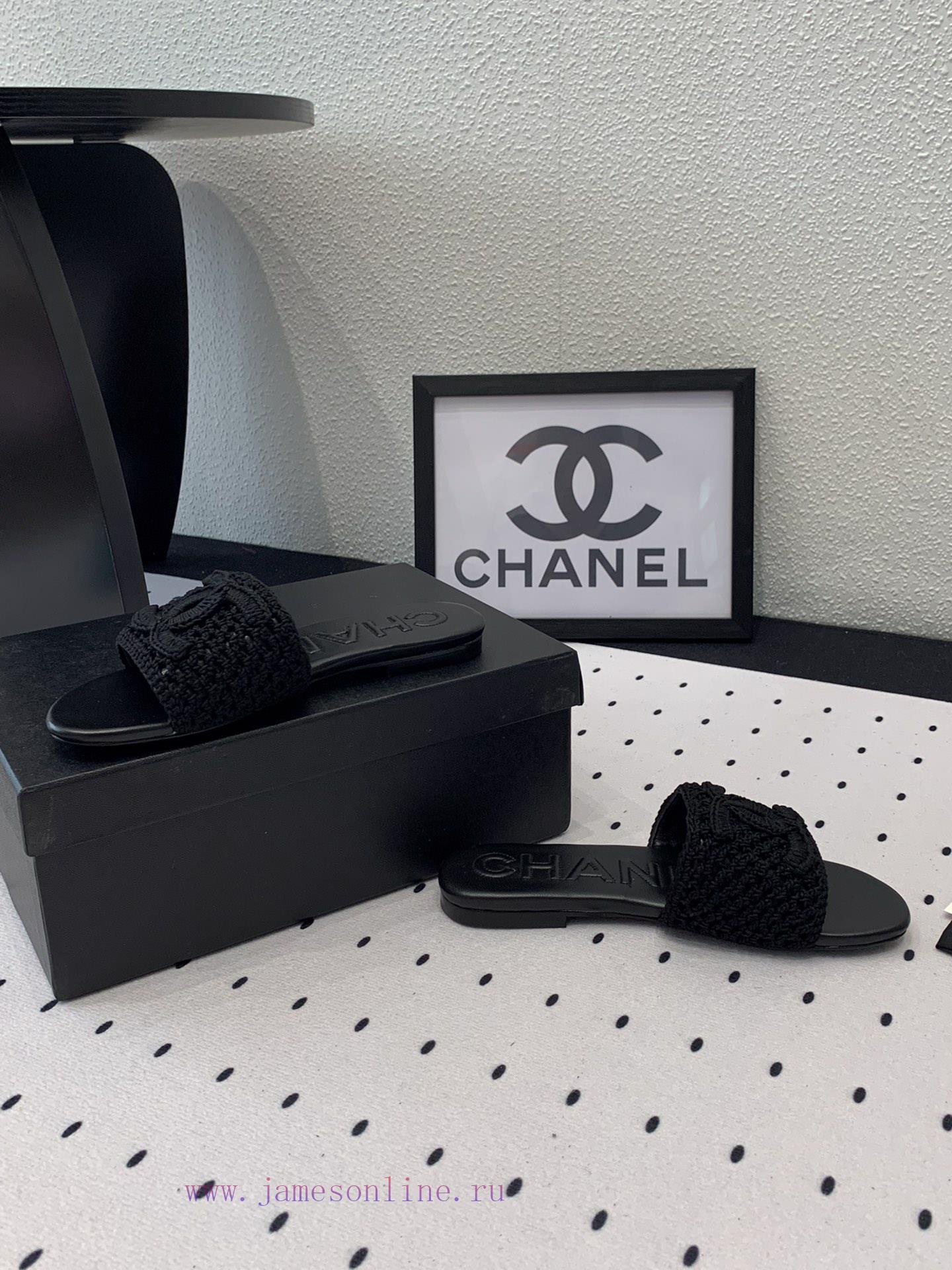 Chanel's new flat slippers are a top of the line summer must-have cooler series. The upper imbmkamg0 - Image 9