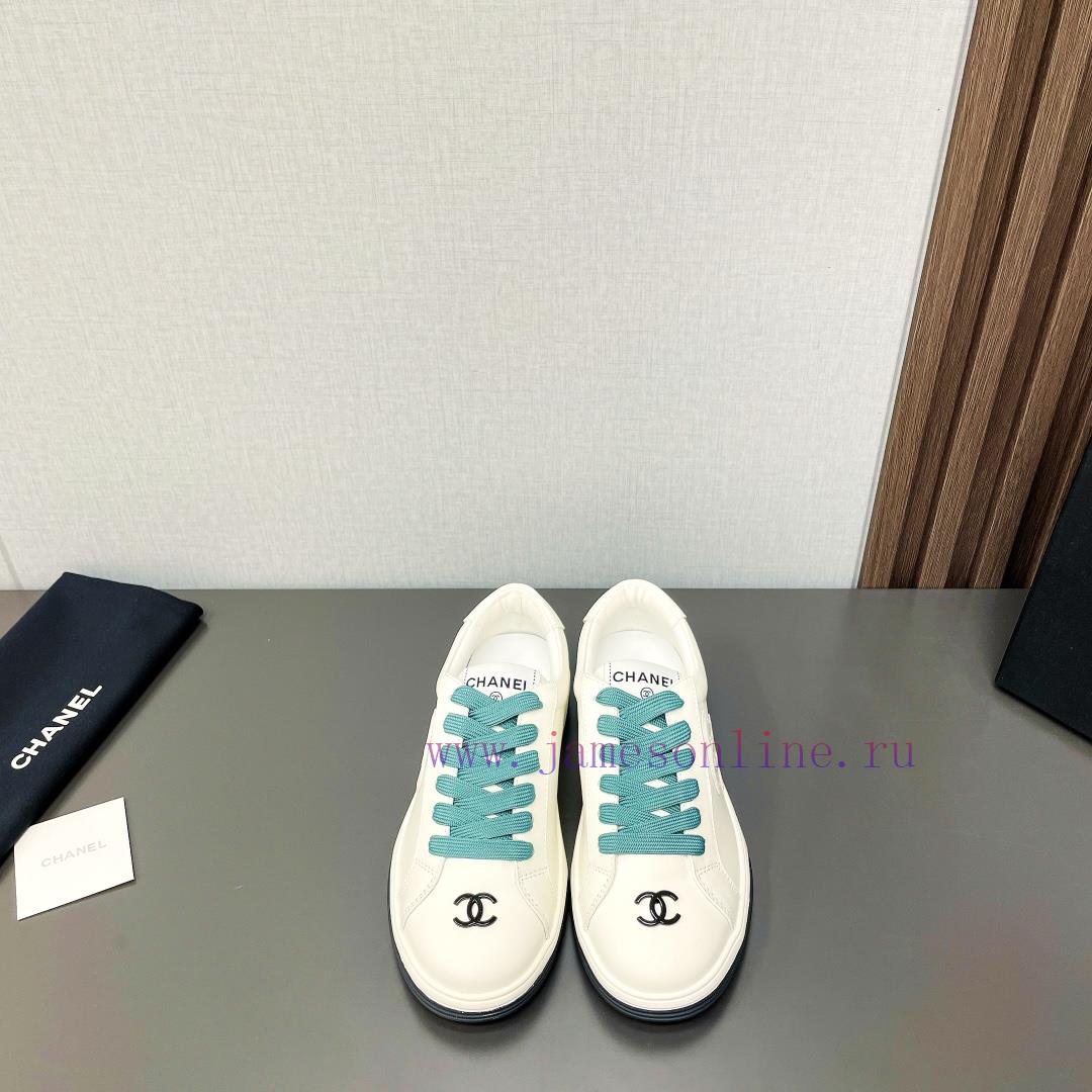 Top tierChanel C Home 2024 vs Spring/Summer Hot Leisure SeriesChanel white shoes casual shoe9a9aym30 - Image 2