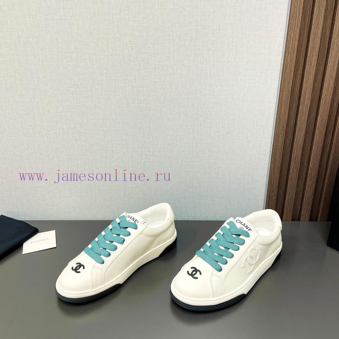 Top tierChanel C Home 2024 vs Spring/Summer Hot Leisure SeriesChanel white shoes casual shoe9a9aym30 - Image 4