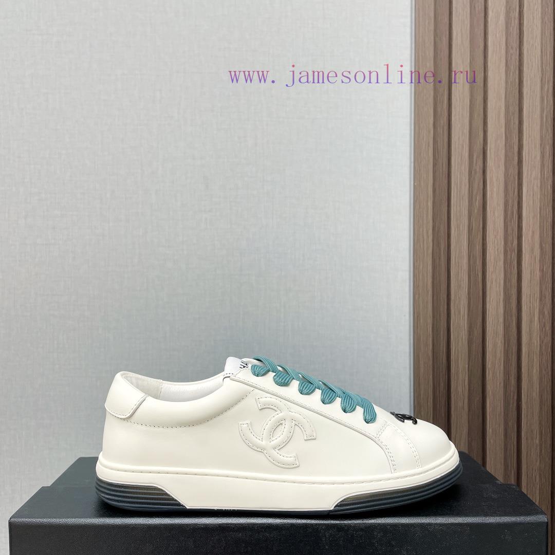 Top tierChanel C Home 2024 vs Spring/Summer Hot Leisure SeriesChanel white shoes casual shoe9a9aym30 - Image 6