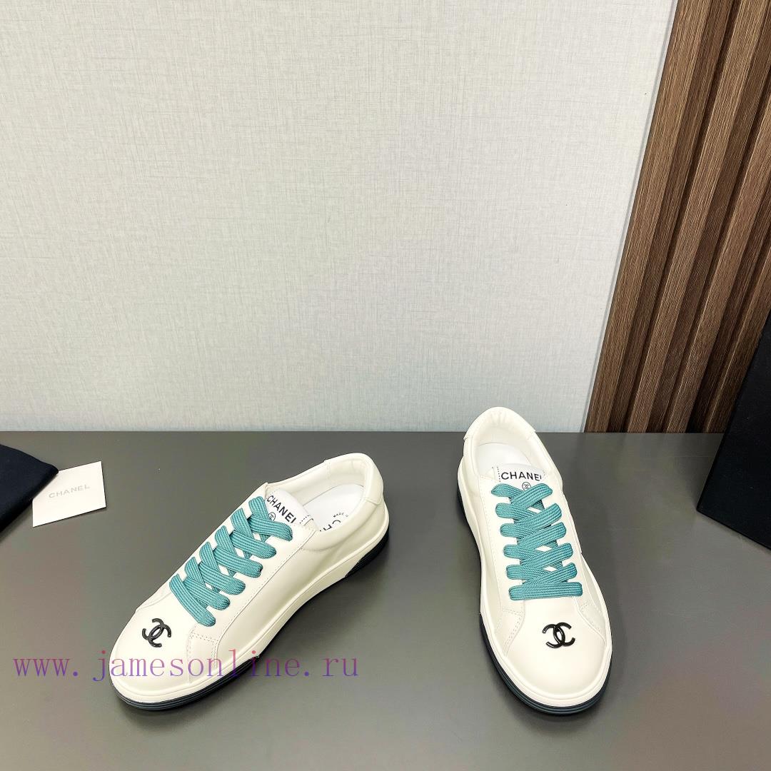 Top tierChanel C Home 2024 vs Spring/Summer Hot Leisure SeriesChanel white shoes casual shoe9a9aym30 - Image 8