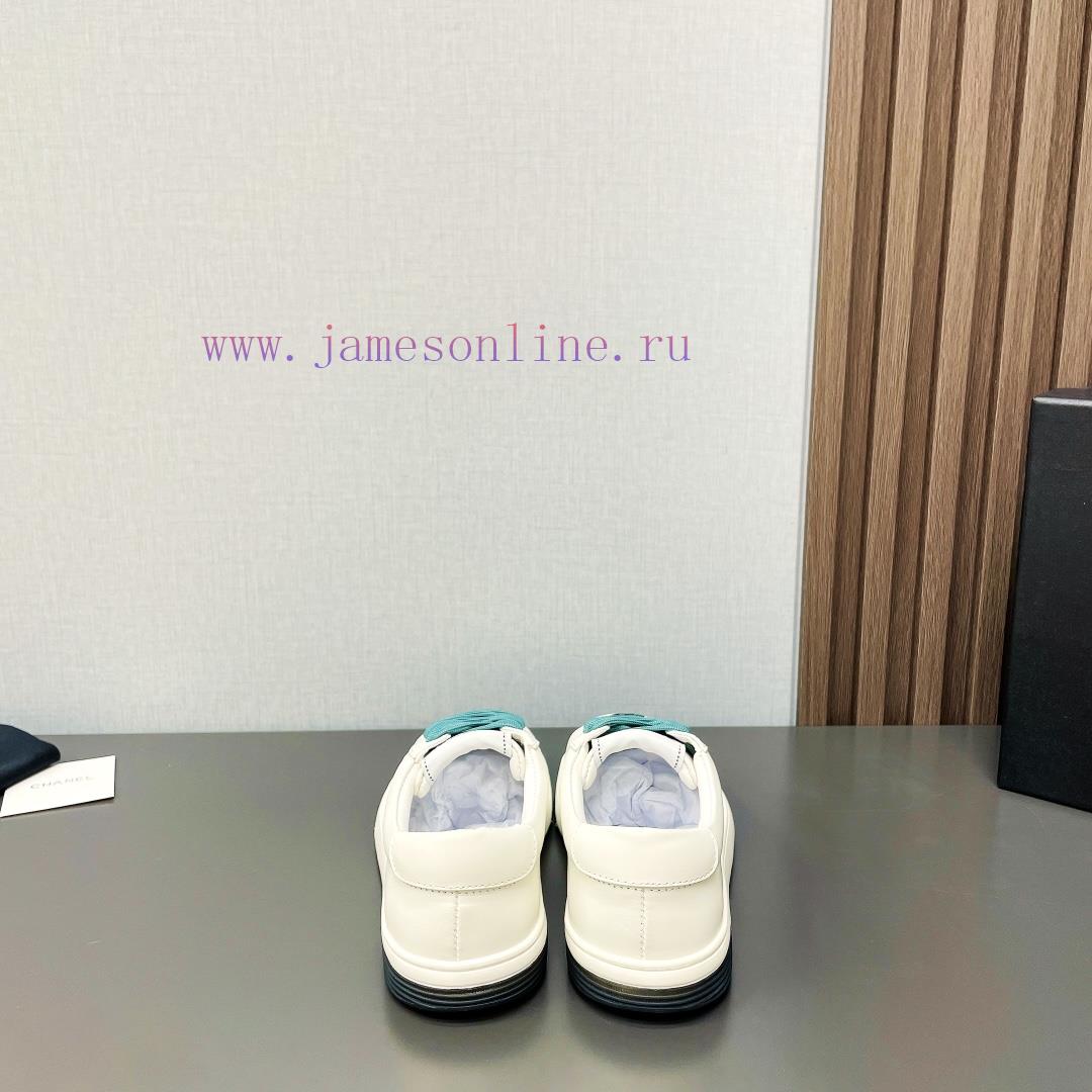 Top tierChanel C Home 2024 vs Spring/Summer Hot Leisure SeriesChanel white shoes casual shoe9a9aym30 - Image 9