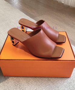 Hermes...  6cm flat bottomed slippers2024 New Products+Explosive SeriesGenuine leather outsoqbrrgh6h