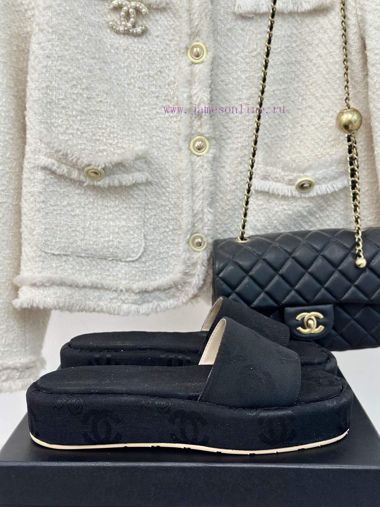 Chanel | Chanel 24P New ProductDouble C presbyopia thick soled slippersThis is really a blesy0pkcxi3 - Image 2