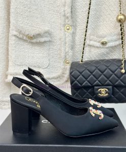Chanel | Chanel 24P New Product ClassicDouble C-pointed back empty sandalsThe shoe upper is gel5pvaj