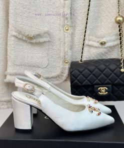 Chanel | Chanel 24P New Product ClassicDouble C-pointed back empty sandalsThe shoe upper is 1v7olbdt