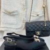 Chanel | Chanel 24P New Product ClassicDouble C-pointed back empty sandalsThe shoe upper is s88na4v4