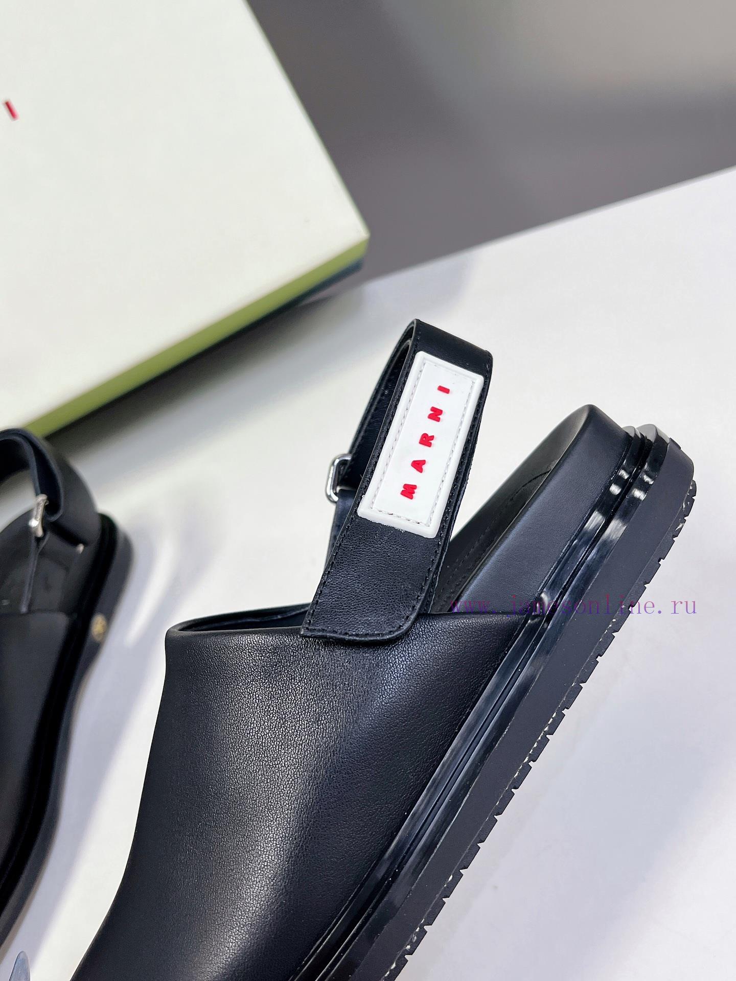 Marni's new spring and summer cross strap sandals are designed with contrasting colors for ayzuavz32 - Image 9