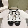 | ²⁰²4 𝐬𝐬  🤍🤎𝐂𝐡 * 𝐧𝐞𝐥 Chanel Hot selling Genuine Silk One Belt SandalsThe upper of the sh5vy782b1