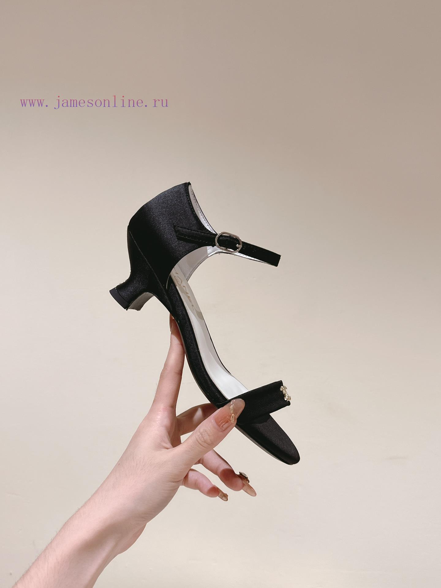 | ²⁰²4 𝐬𝐬 🤍🤎𝐂𝐡 * 𝐧𝐞𝐥 Chanel Hot selling Genuine Silk One Belt SandalsThe upper of the sh5vy782b1 - Image 9