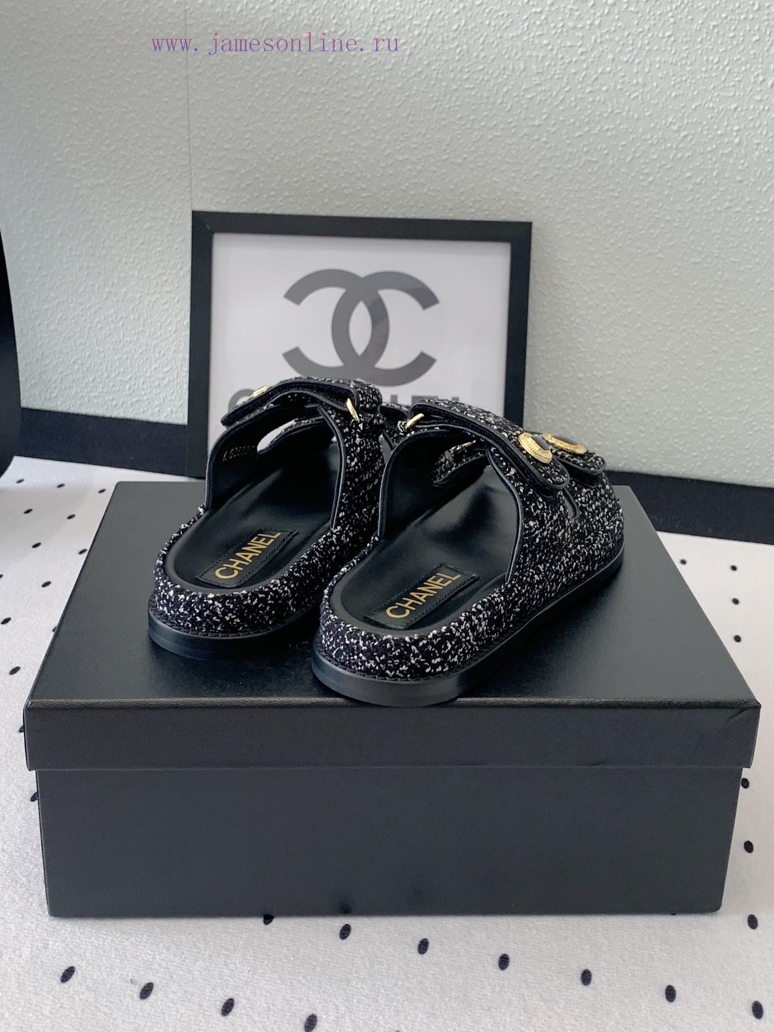 Chanel's new half drag beach shoes are top-notch, simple, versatile and versatile tools. Orim129e3u0 - Image 6