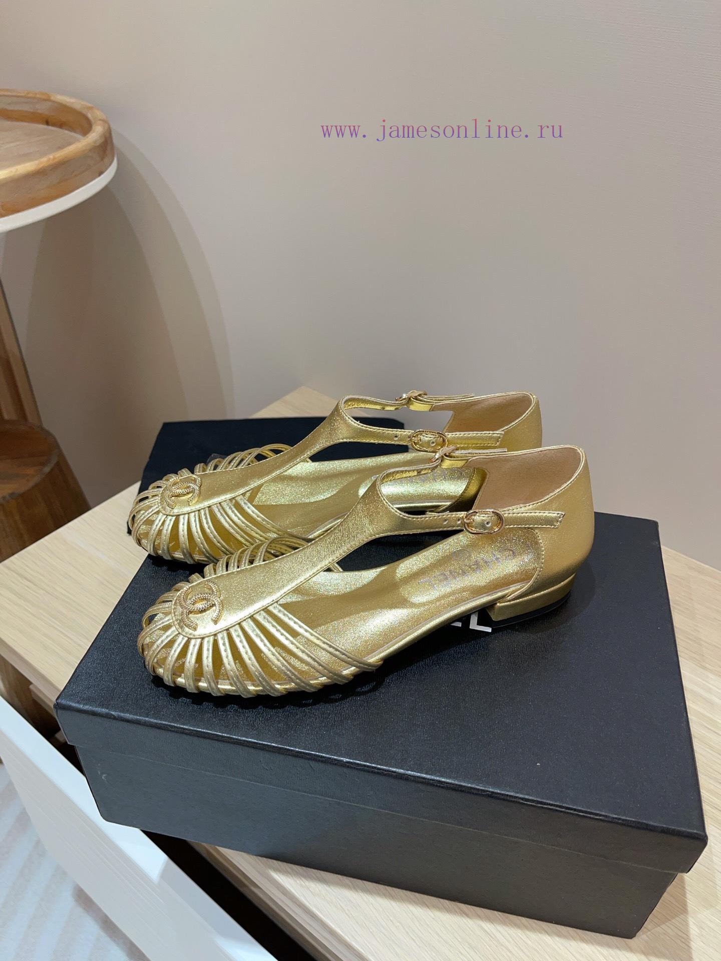 -24Fw new Chanel Roman flat sandalsCute enough to explode, rich heiress instantly looks retrgwvt7hwe - Image 6