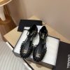 -24Fw new Chanel Roman flat sandalsCute enough to explode, rich heiress instantly looks retrgfsmuugx
