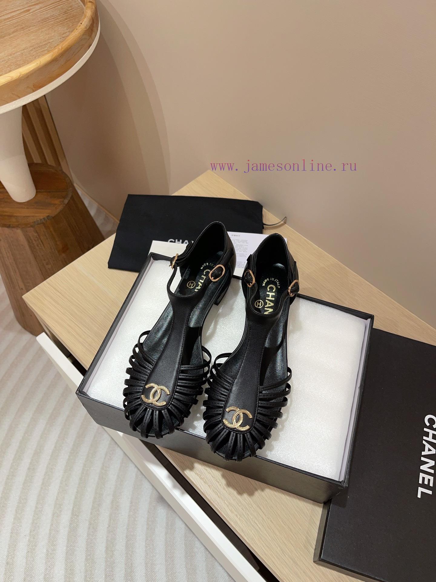 -24Fw new Chanel Roman flat sandalsCute enough to explode, rich heiress instantly looks retrgfsmuugx - Image 2