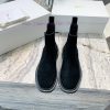 The row's new short boots have a simple and high-end feel, with a square toe that is both cold4dgewq