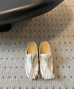 New Dries Van Noten fringed Mueller slippersFashion only takes 1 second to go out. Mica colo6ein8rwn