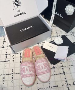 Chanel 2024 Summer New Bead Embroidered Fisherman's SlippersThese slippers are my savior thi6cula68j
