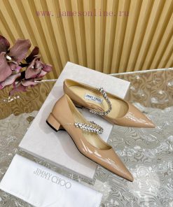 Jimmy Choo | Zhou Yangjie's Classic Diamond Belt Mary Jane Shoes Single Shoes———————————The 6hseirj8