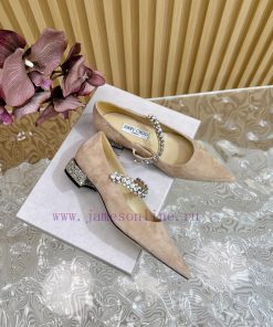 Jimmy Choo | Zhou Yangjie's Classic Diamond Belt Mary Jane Shoes Single Shoes———————————The g8561aae