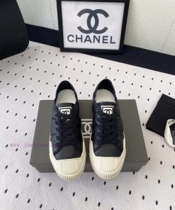 Chanel's new casual shoes are now available for sale. They are cute, retro, and show off the3ozyc5g9