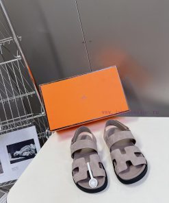 Male 10 Η ERMES Hermes Spring/Summer Classic Couple's Second Uncle Slippers Chypre Ugly Cutepjfj8wn2