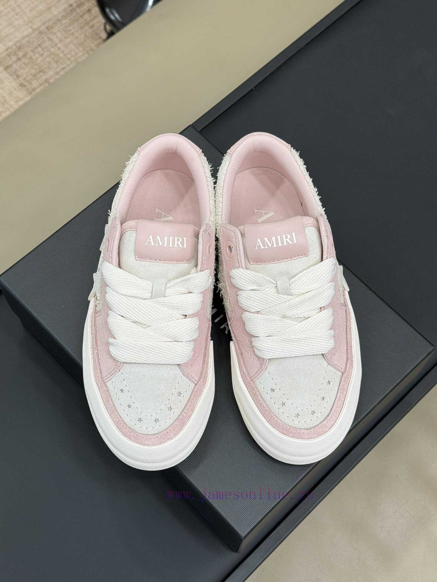 Amiri fw24 new arrival~Amiri 24 Autumn/Winter Sunset Skate Couple's Star Shoes are so beautiru56rczn - Image 3