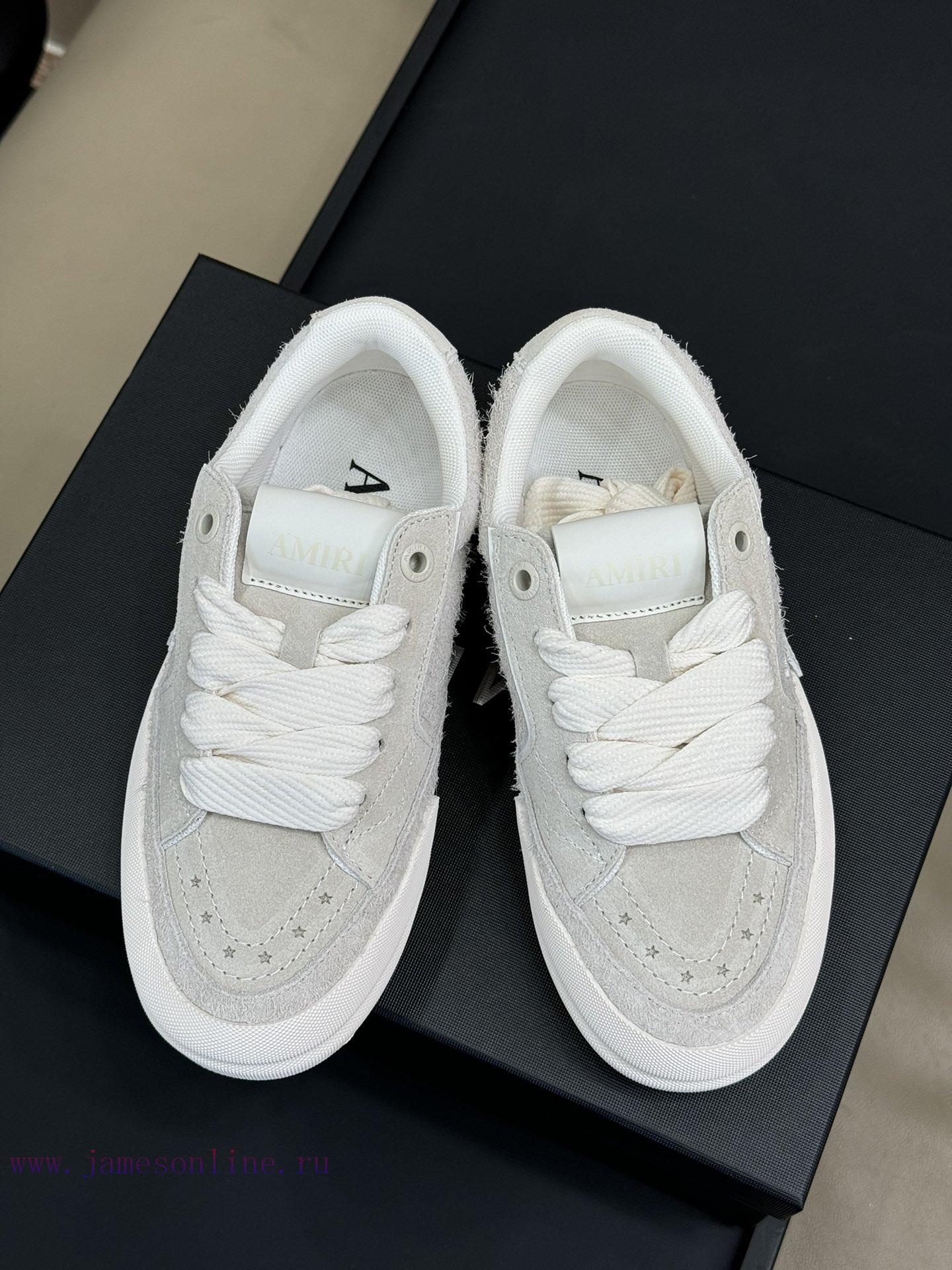 Amiri fw24 new arrival~Amiri 24 Autumn/Winter Sunset Skate Couple's Star Shoes are so beautikq02x2pc - Image 3
