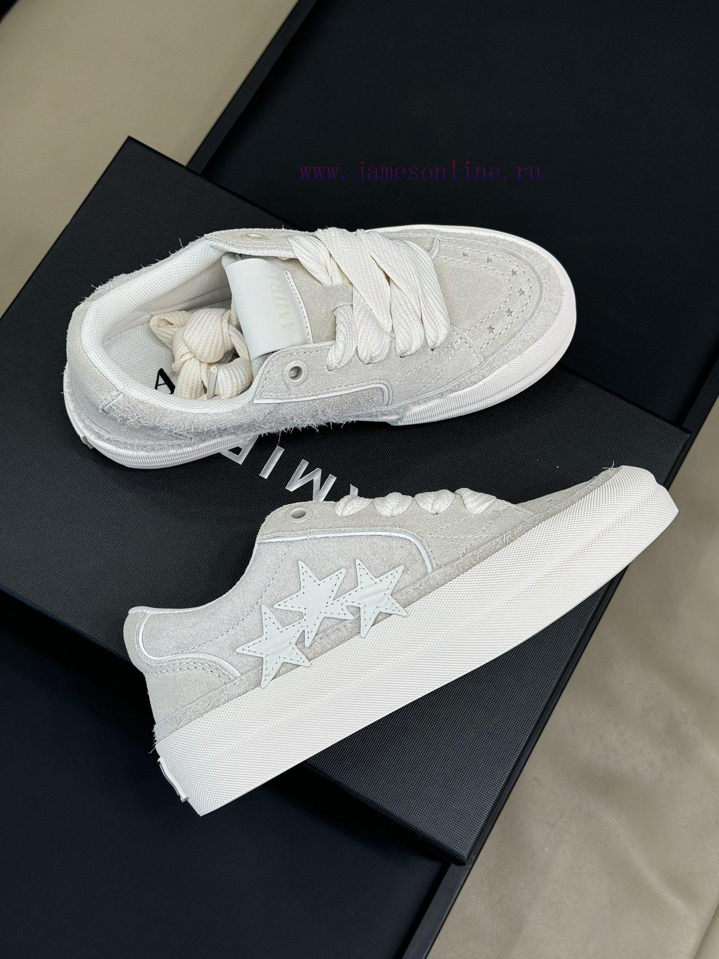 Amiri fw24 new arrival~Amiri 24 Autumn/Winter Sunset Skate Couple's Star Shoes are so beautikq02x2pc - Image 5