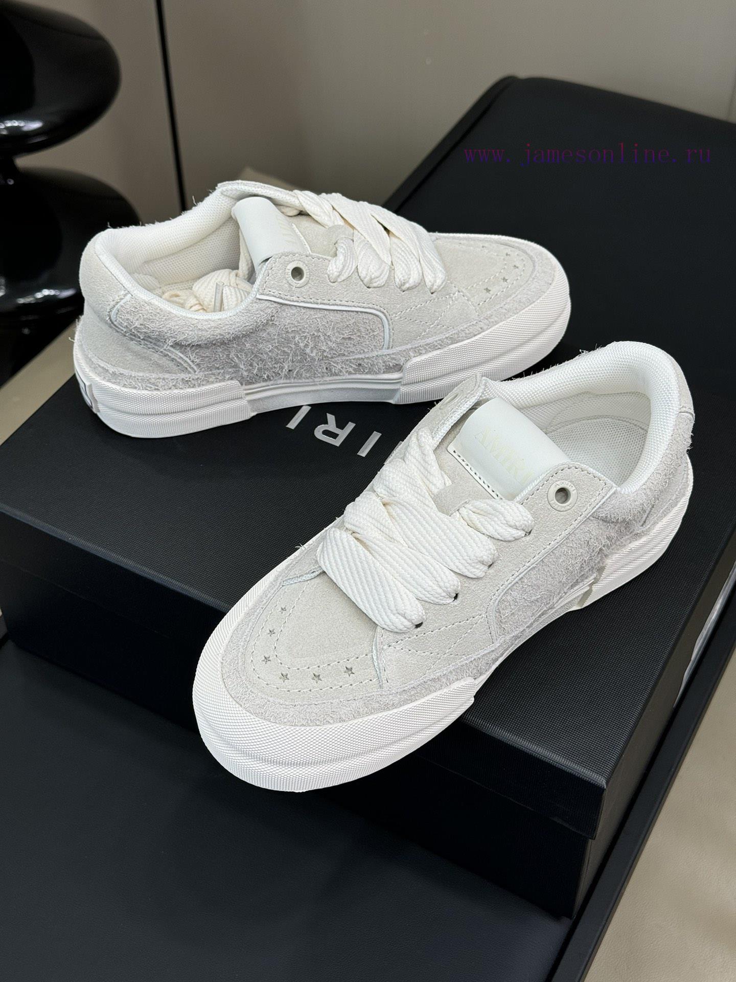 Amiri fw24 new arrival~Amiri 24 Autumn/Winter Sunset Skate Couple's Star Shoes are so beautikq02x2pc - Image 6