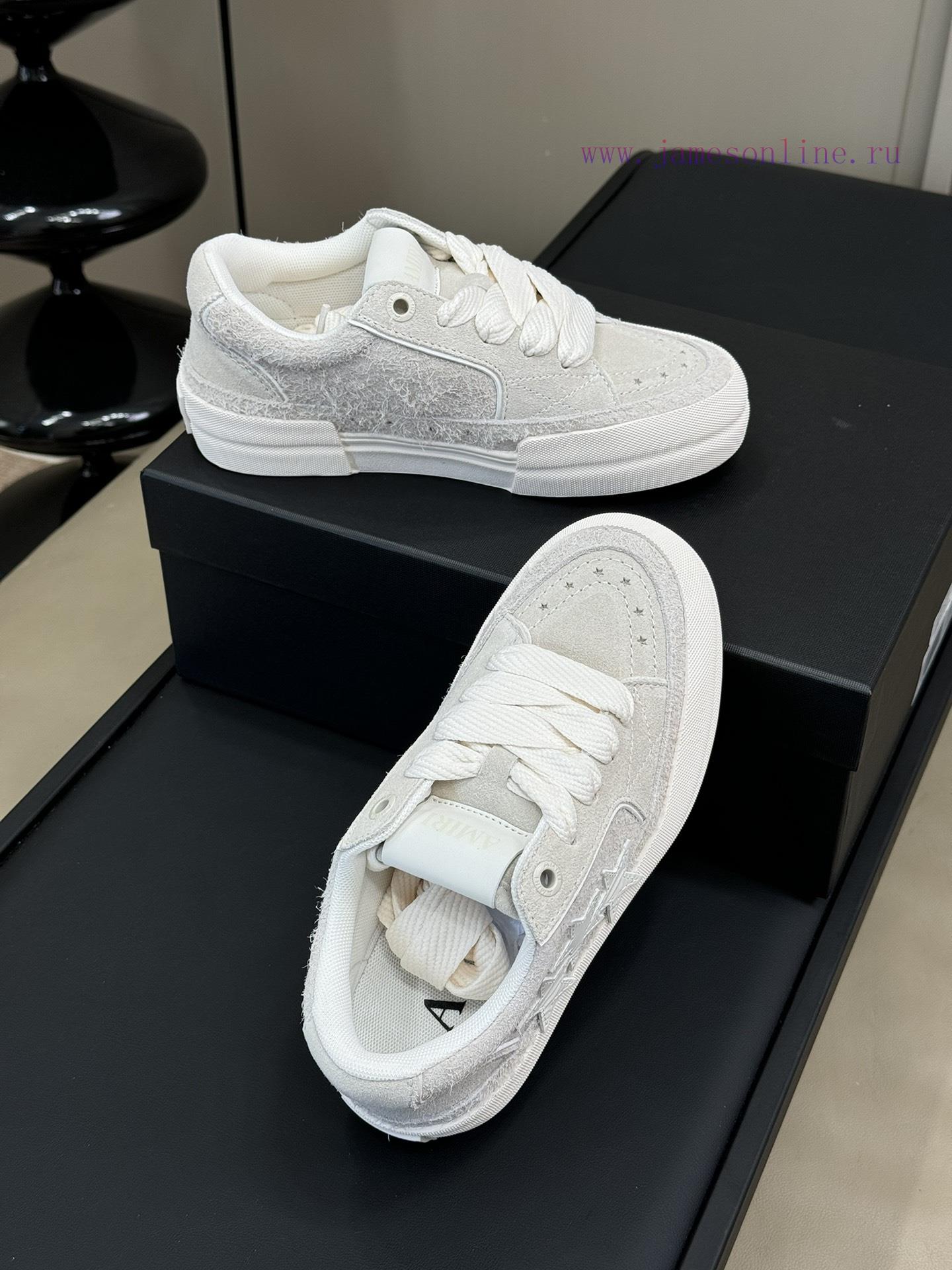 Amiri fw24 new arrival~Amiri 24 Autumn/Winter Sunset Skate Couple's Star Shoes are so beautikq02x2pc - Image 7