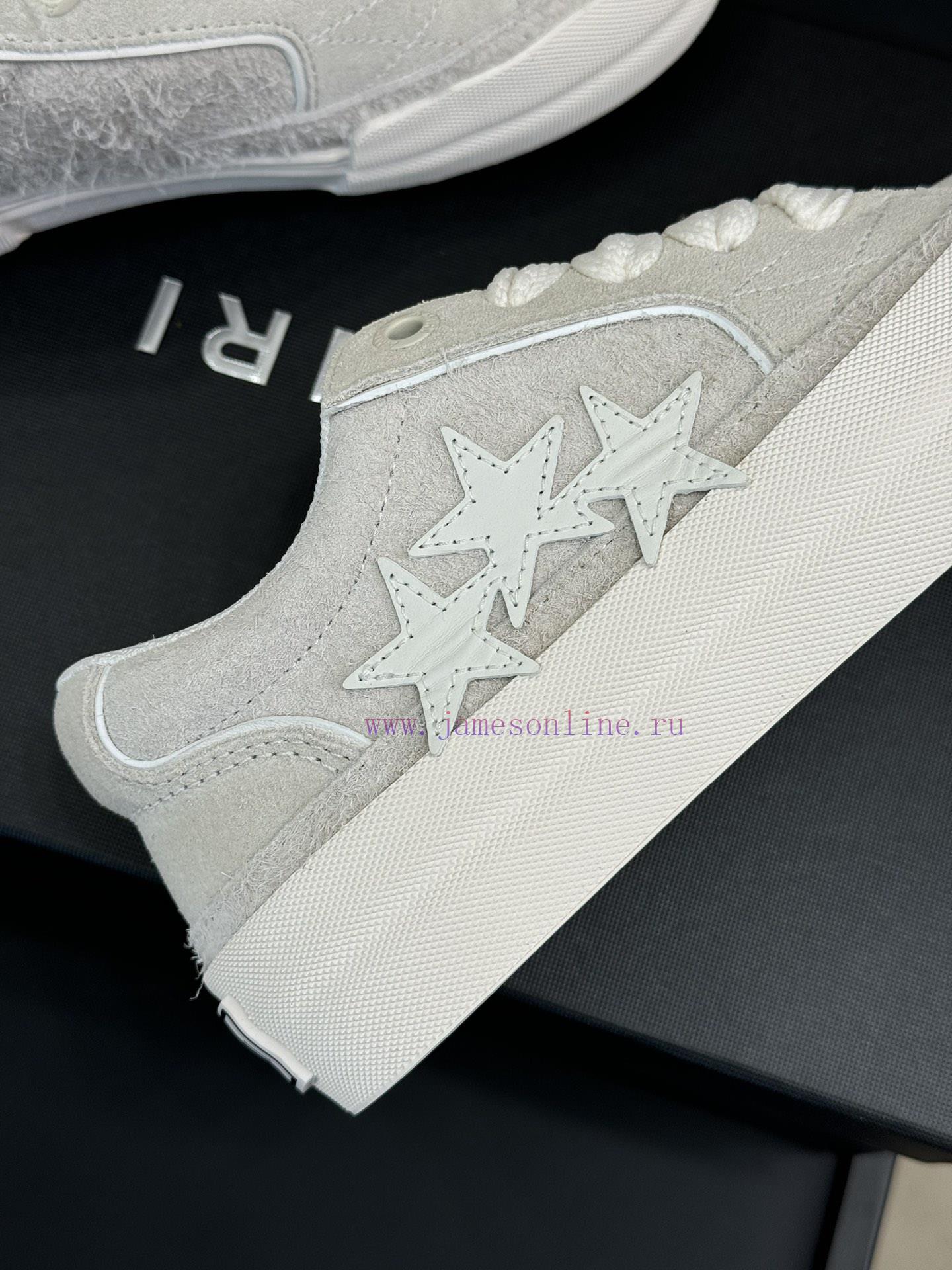 Amiri fw24 new arrival~Amiri 24 Autumn/Winter Sunset Skate Couple's Star Shoes are so beautikq02x2pc - Image 8