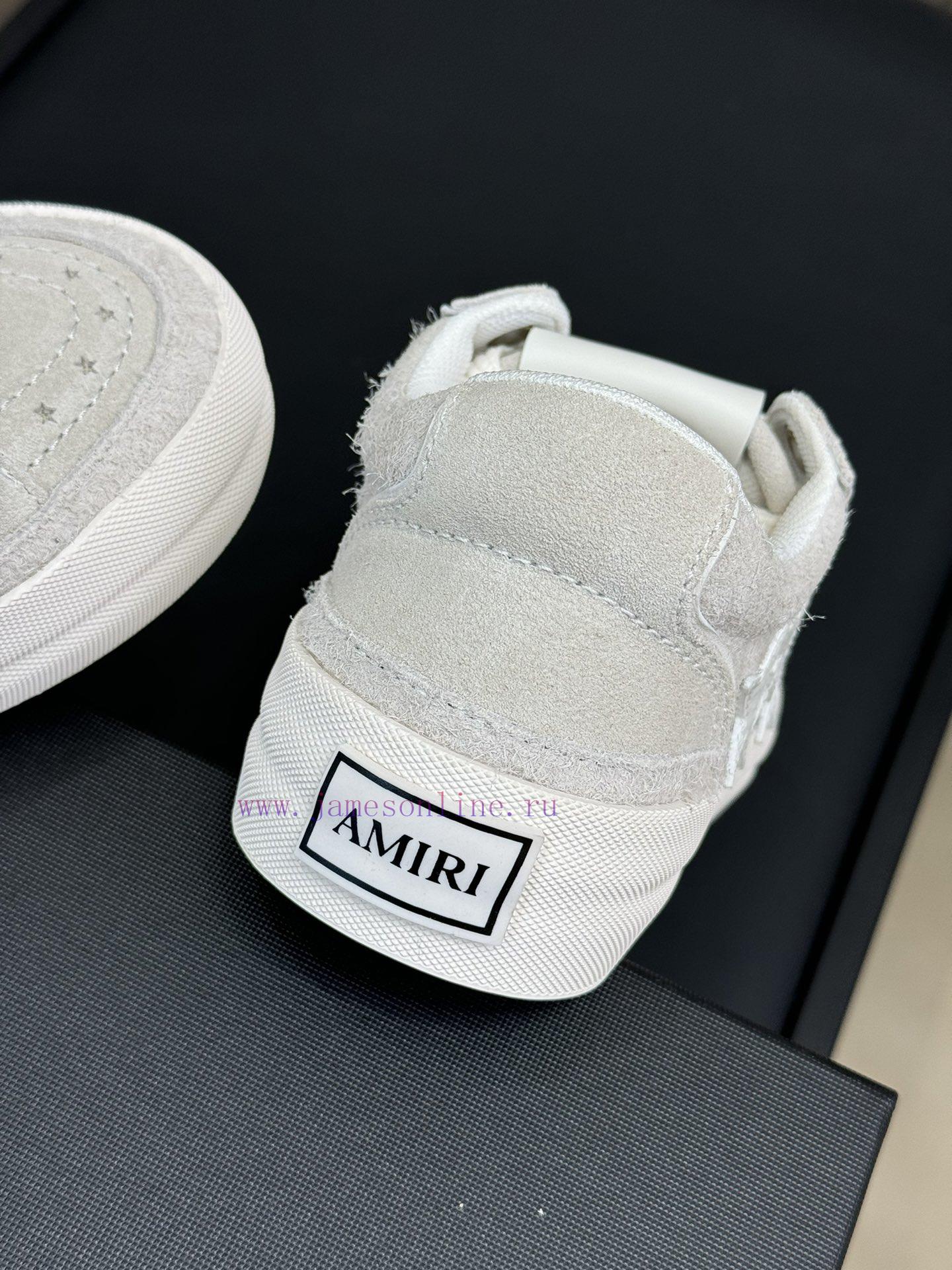 Amiri fw24 new arrival~Amiri 24 Autumn/Winter Sunset Skate Couple's Star Shoes are so beautikq02x2pc - Image 9