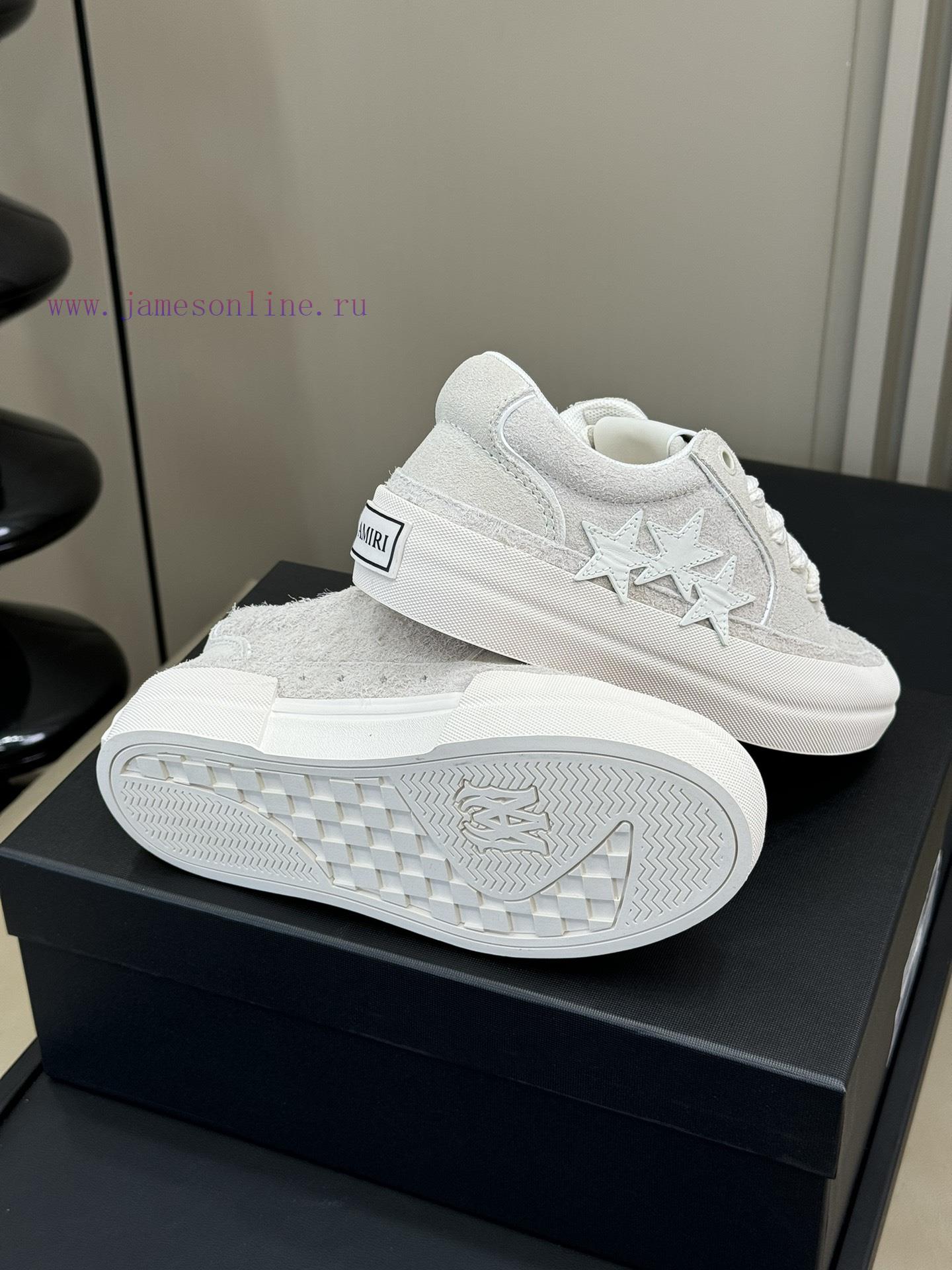 Amiri fw24 new arrival~Amiri 24 Autumn/Winter Sunset Skate Couple's Star Shoes are so beautikq02x2pc - Image 10