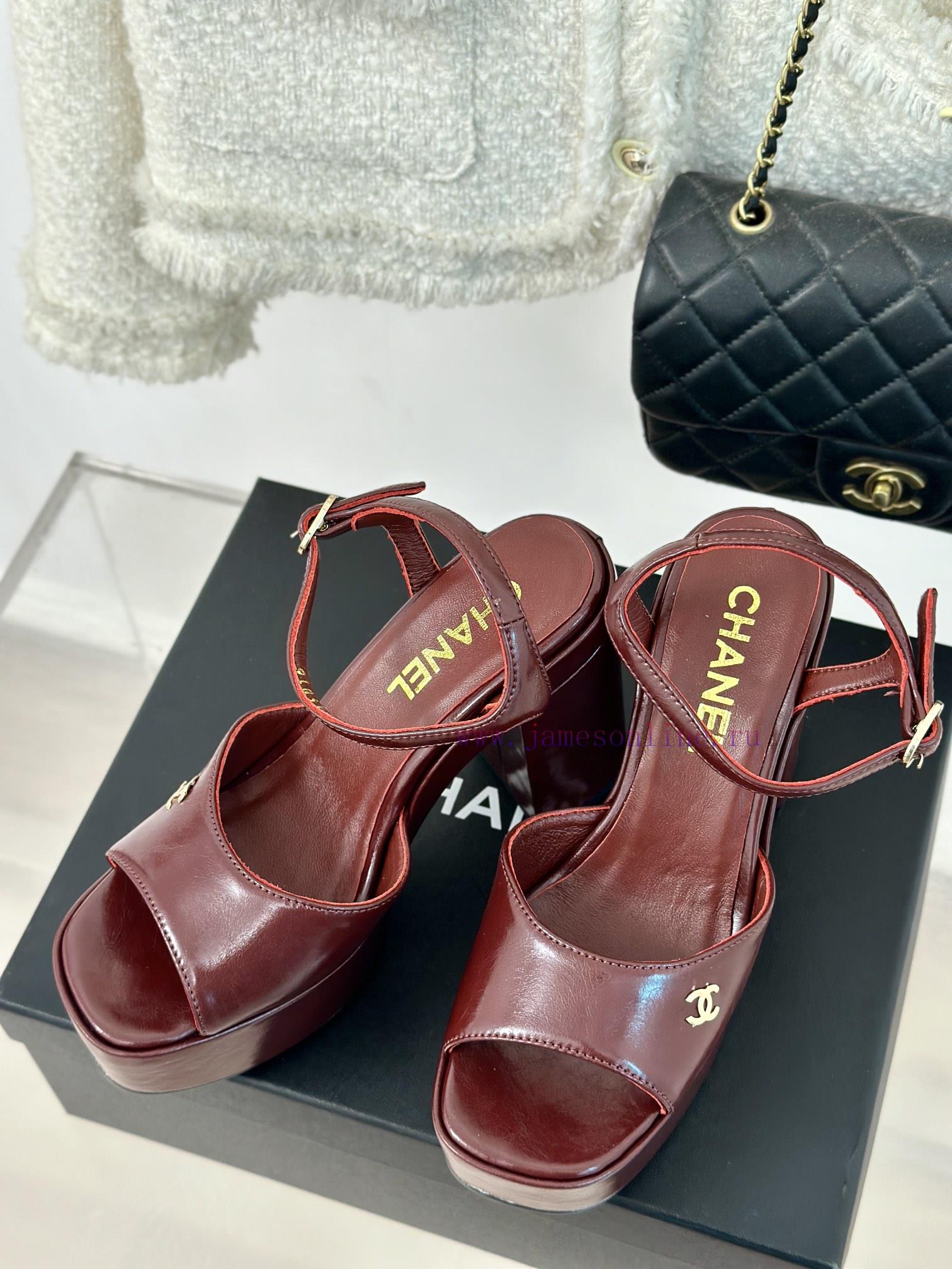 Chanel | Chanel 24P Spring/Summer New ProductsDouble C waterproof platform coarse heel sanda1w3dwwnx - Image 3