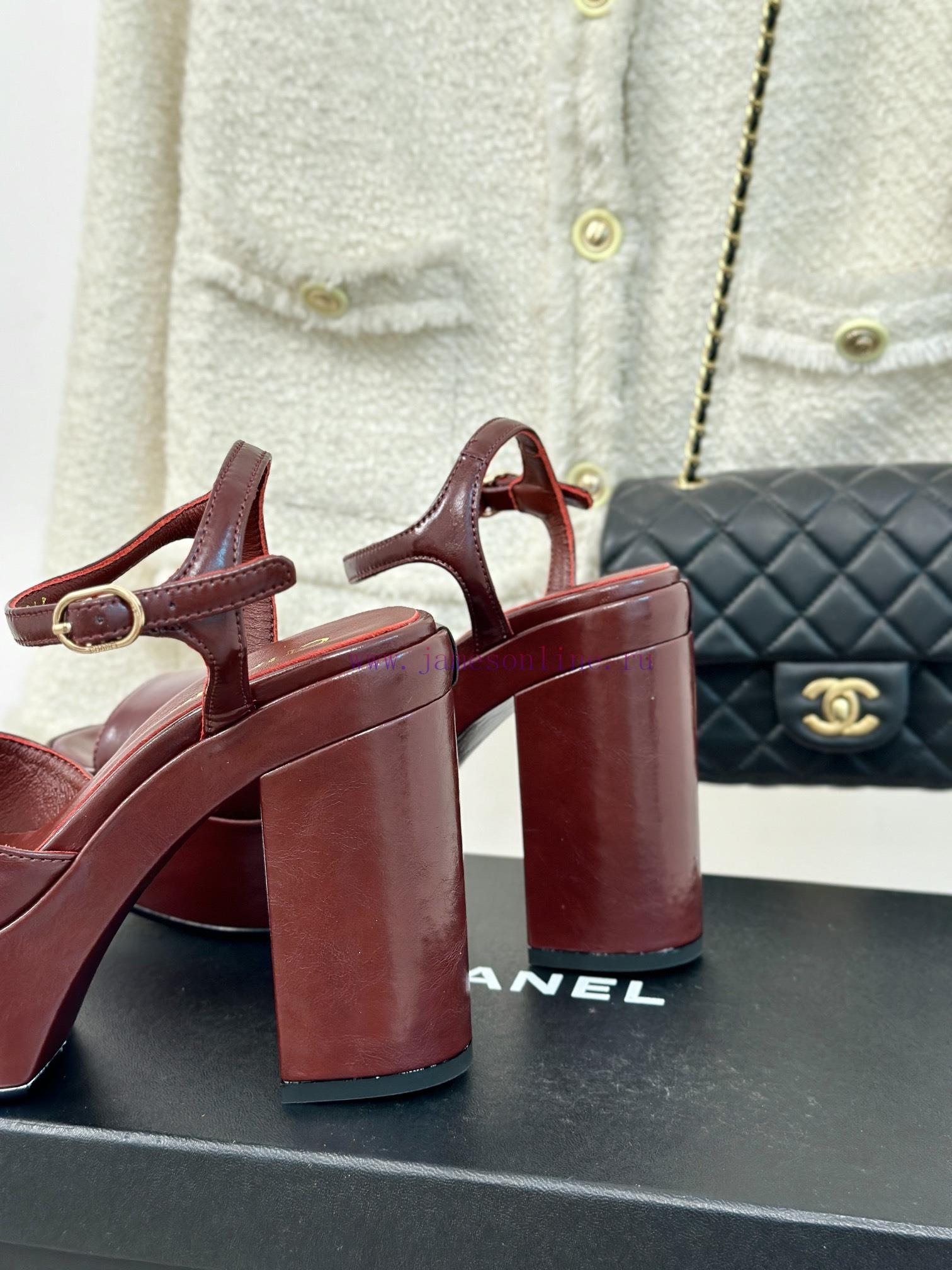 Chanel | Chanel 24P Spring/Summer New ProductsDouble C waterproof platform coarse heel sanda1w3dwwnx - Image 7
