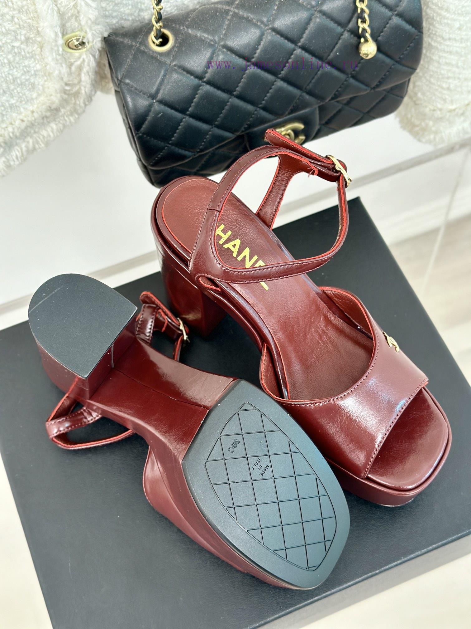 Chanel | Chanel 24P Spring/Summer New ProductsDouble C waterproof platform coarse heel sanda1w3dwwnx - Image 10