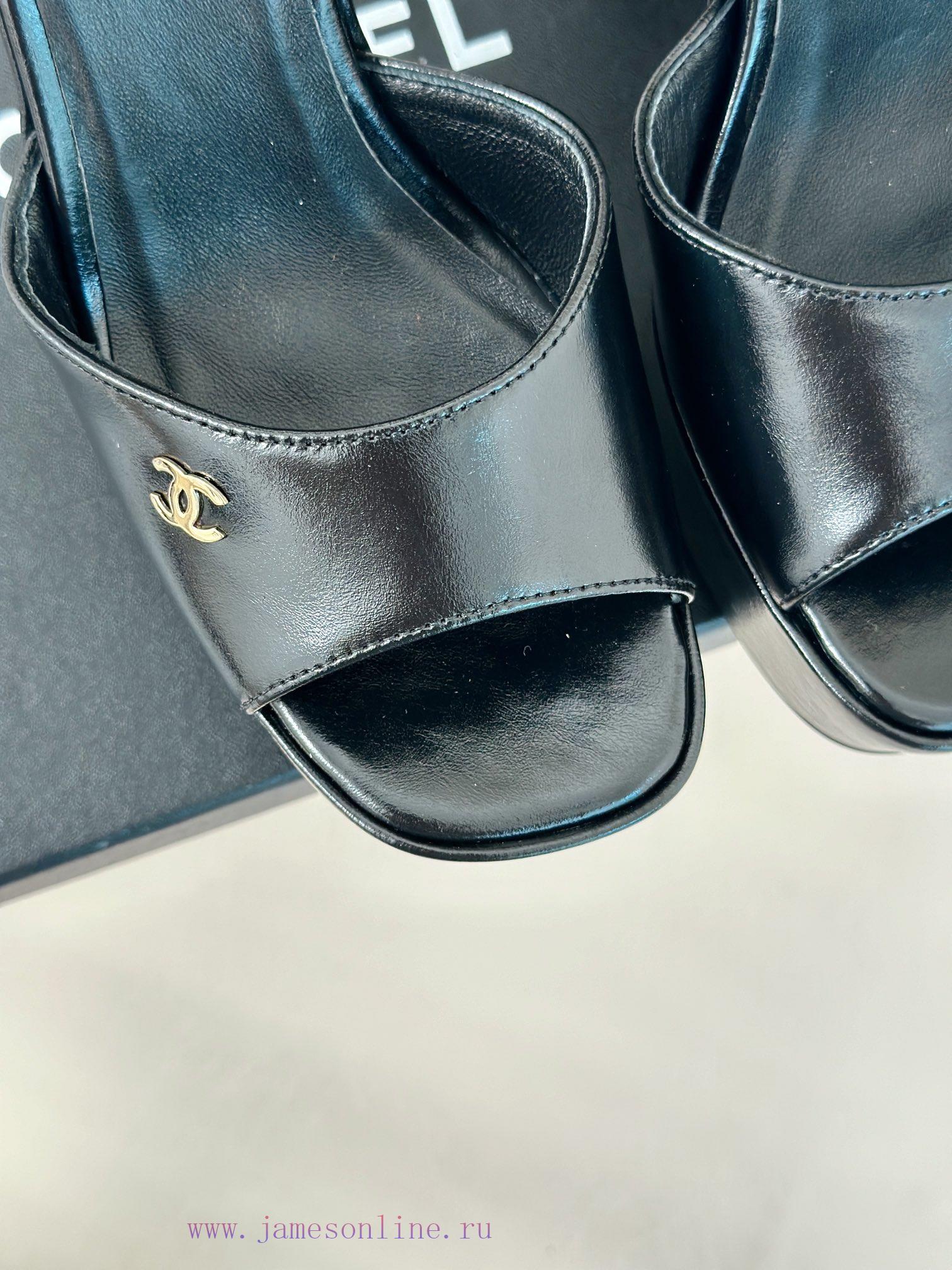 Chanel | Chanel 24P Spring/Summer New ProductsDouble C waterproof platform coarse heel sandazvad7d1t - Image 8